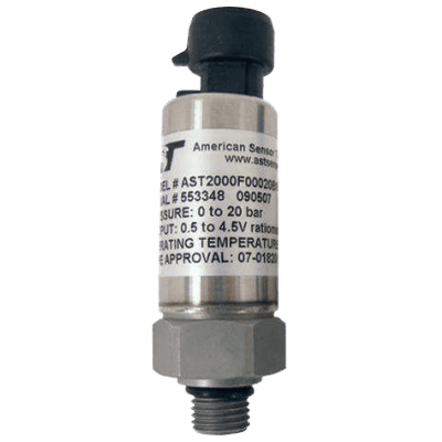 AST Hydrogen Pressure Transducer, AST2000H₂